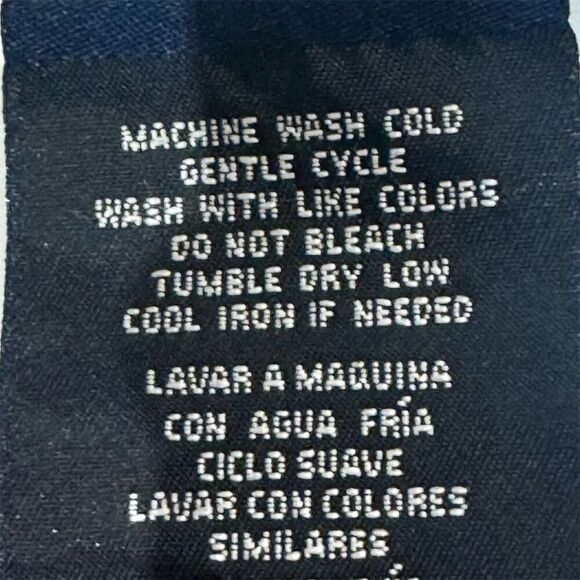 Ralph Lauren Polo Jeans Pink Stripe Button Shoulder Top L Nautical Preppy - Picture 7 of 7